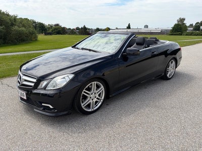 Mercedes E350 3,5 CGi AMG Line Cabriolet aut. BE 2d
