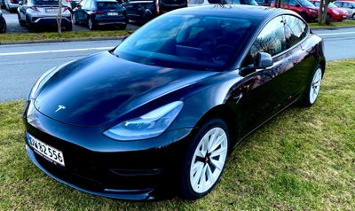 Tesla Model 3  Long Range AWD El 4x4 4x4 aut. Automatgear modelår 2021 km 66000 Sort ABS airbag serv