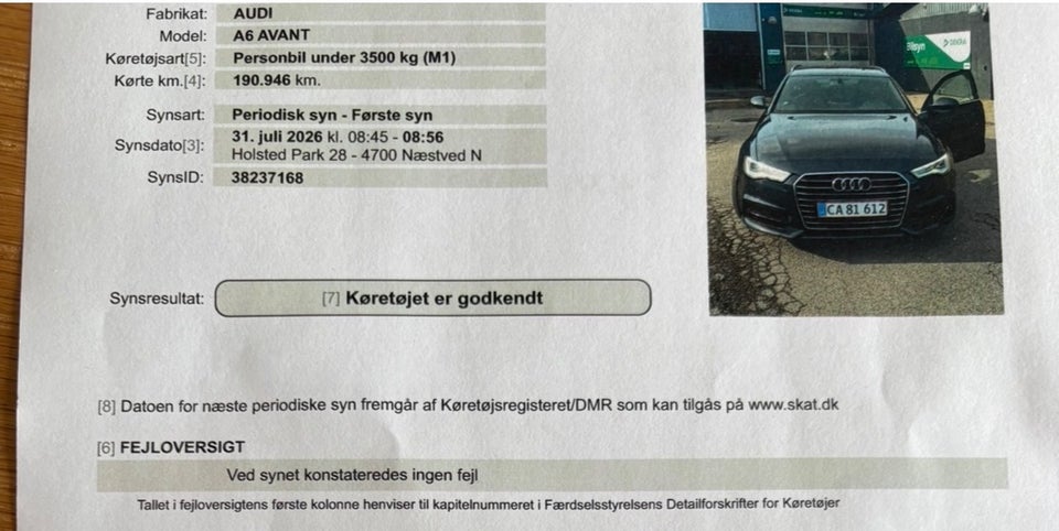 Audi A6 3,0 TDi 218 Avant S-tr. 5d