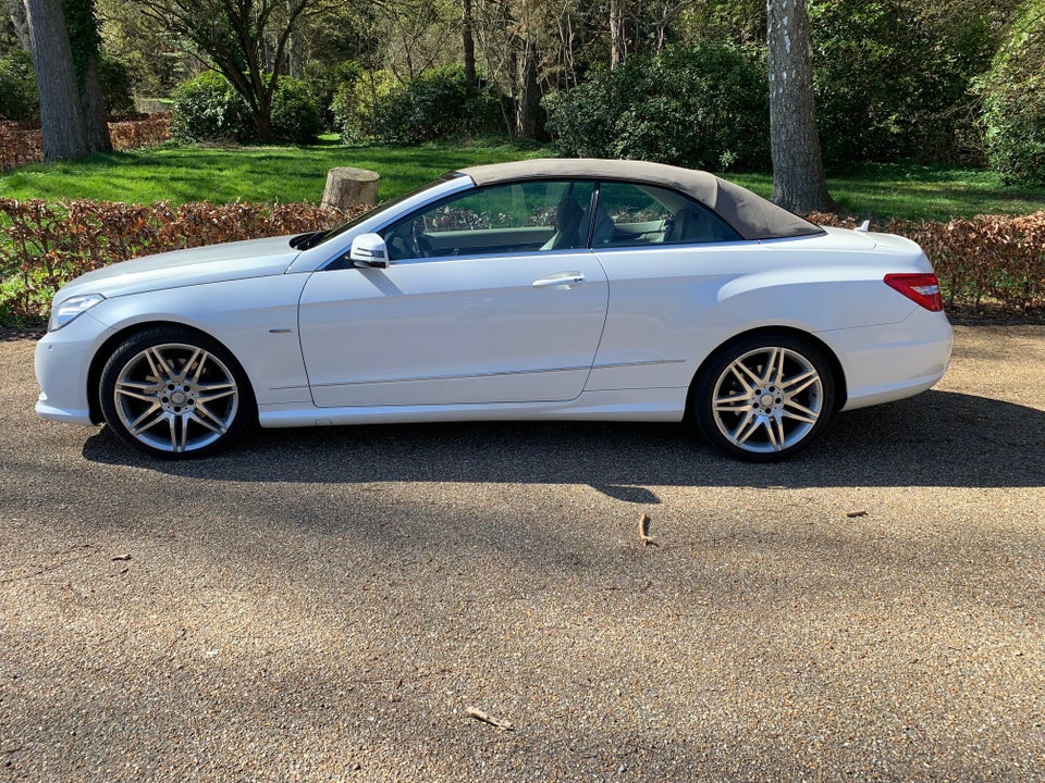 Mercedes E350 3,5 CGi AMG Line Cabriolet aut. BE 2d
