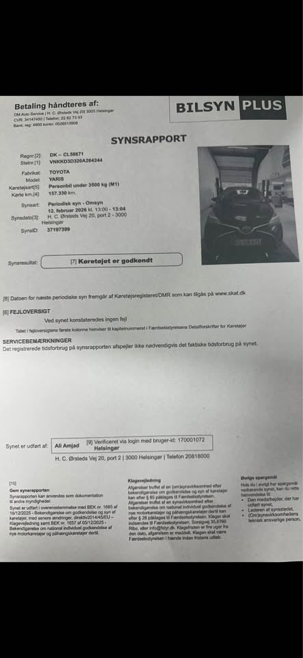 Toyota Yaris 1,5 Hybrid H2 Komfort e-CVT 5d