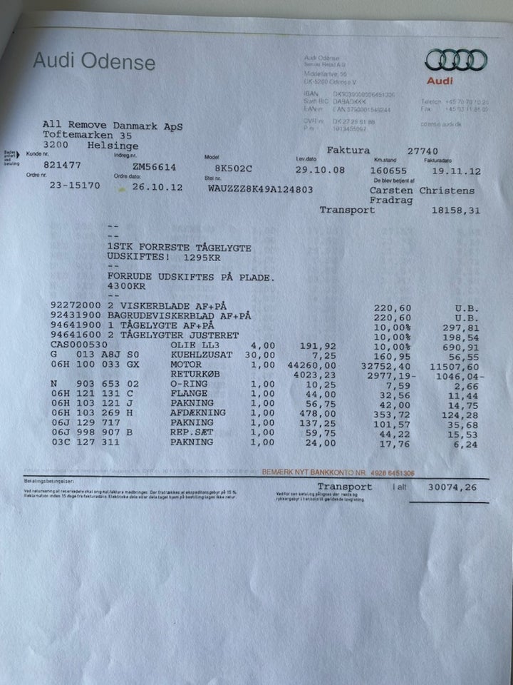 Audi A4 1,8 TFSi 160 Avant 5d