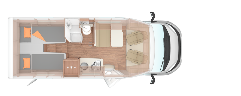 Weinsberg CaraCompact 600 2,3 Pepper 3d
