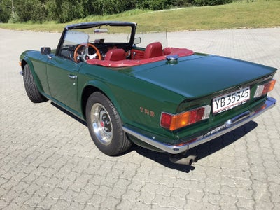 Triumph TR6 2,5 Cabriolet Benzin modelår 1970 km 100000 Mørkgrøn service ok none, ABS. Triumph tr6 f