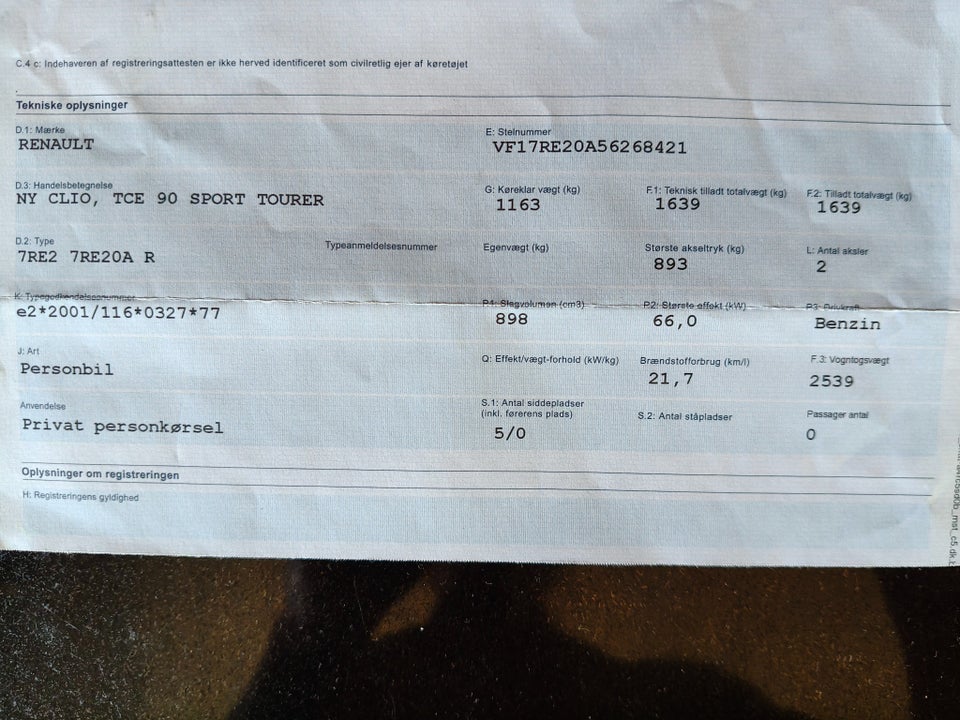 Renault Clio IV 0,9 TCe 90 Expression Sport Tourer 5d