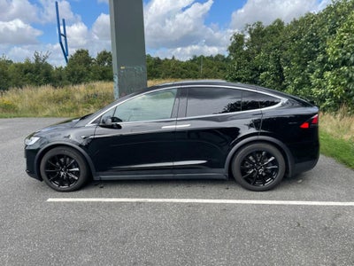 Tesla Model X  Long Range AWD El 4x4 4x4 aut. Automatgear modelår 2021 km 110000 Sort ABS airbag ser