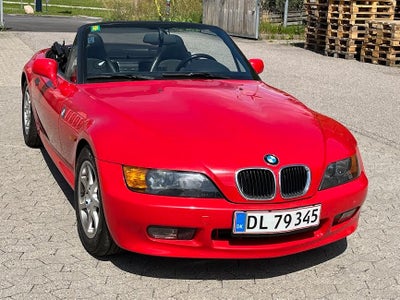 BMW Z3 1,9 Roadster Benzin modelår 1998 km 74000 Rød ABS airbag service ok none, ABS, Klimaanlæg, El