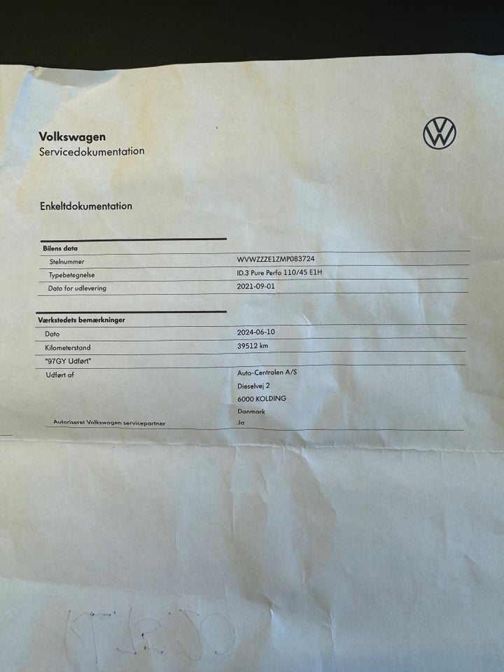 VW ID.3 Pure Performance 5d