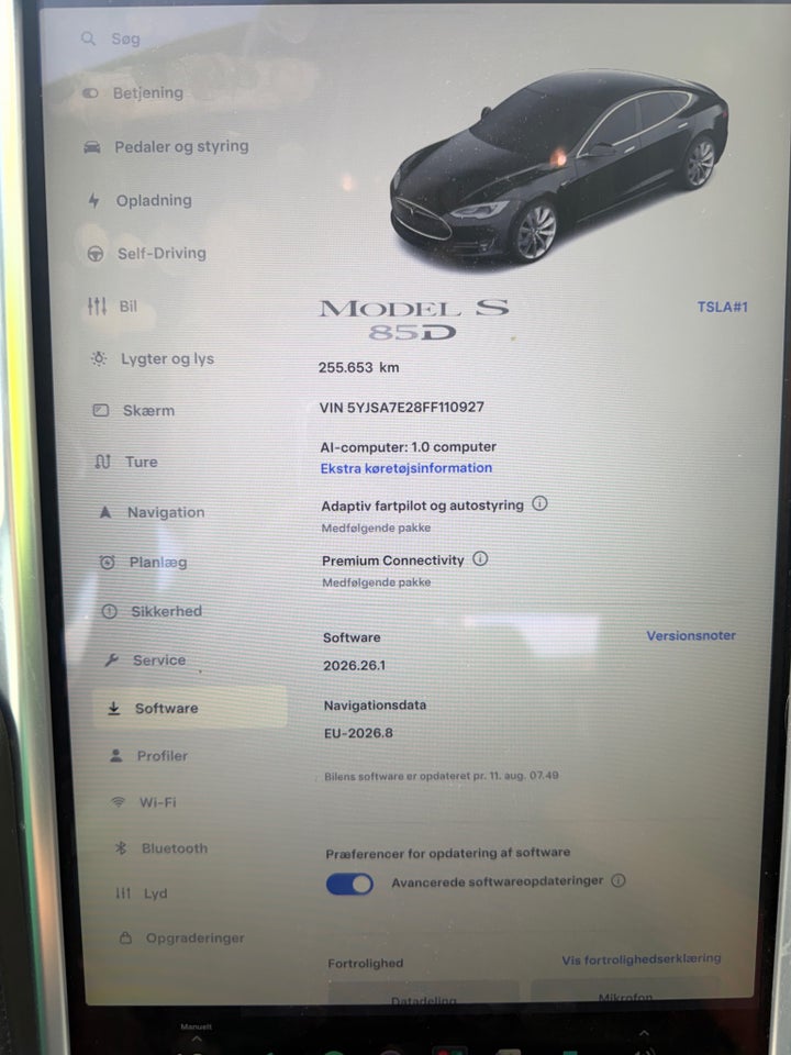 Tesla Model S 85D 7prs 5d