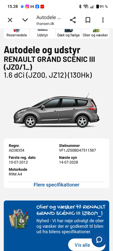 Renault Grand Scenic III 1,6 dCi 130 Expression 7prs 5d