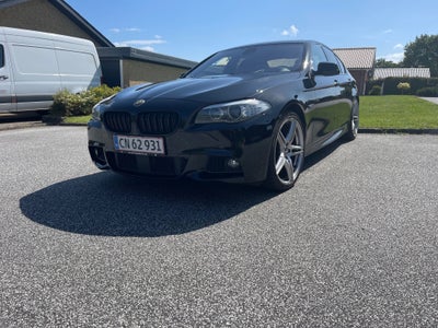 BMW 530d 3,0 aut. Diesel aut. Automatgear modelår 2010 km 218000 Sort ABS airbag service ok full, Ai