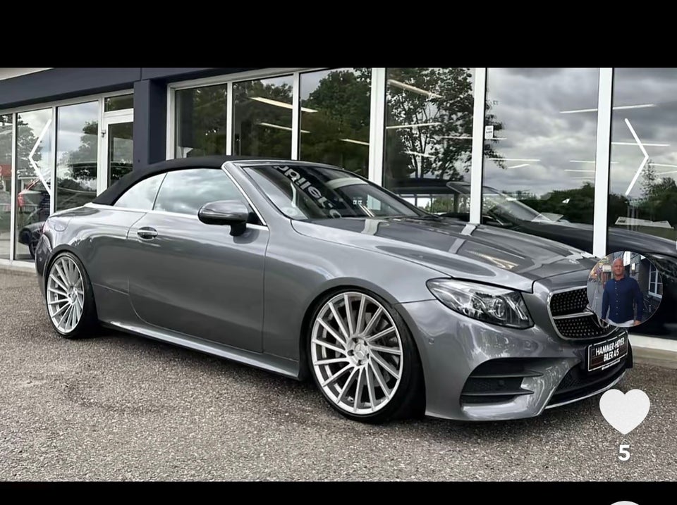 Mercedes E300 2,0 AMG Line Cabriolet aut. 2d