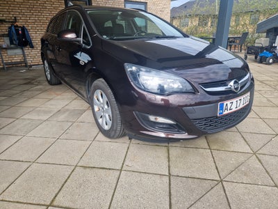 Opel Astra 1,4 T 140 Sport Sports Tourer Benzin modelår 2015 km 124000 Champagnemetal ABS airbag ser