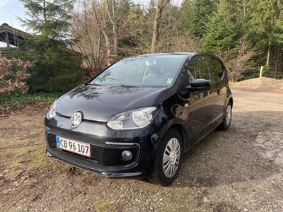 VW Up! 1,0 75 Groove Up! BMT Benzin modelår 2013 km 153000 Sort ABS airbag service ok unknown, AirCo