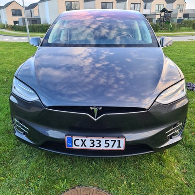Tesla Model X  90D El 4x4 4x4 aut. Automatgear modelår 2017 km 141000 Grå ABS service ok unknown, AB