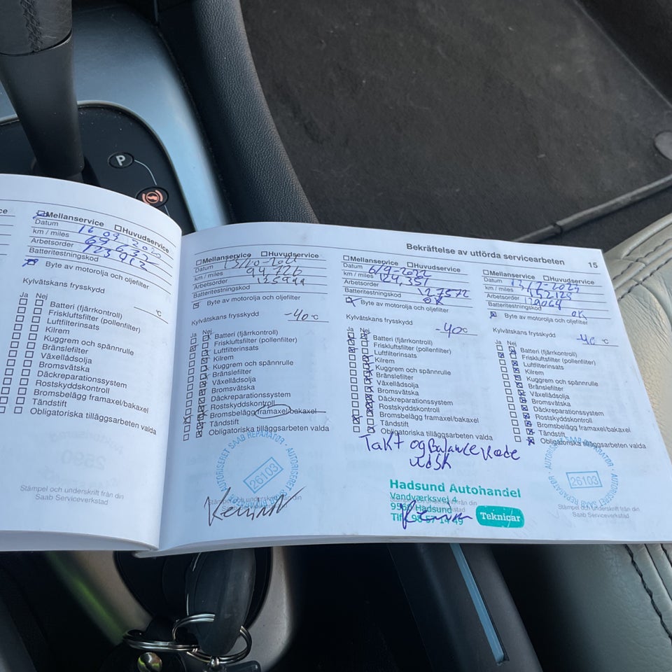 Saab 9-3 2,0 Turbo Aero aut. 4d