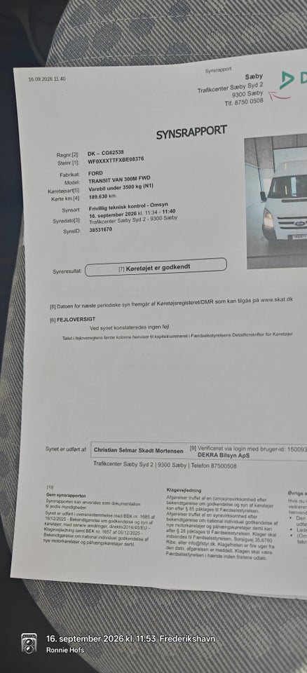 Ford Transit 300M Van 2,2 TDCi 140 Trend FWD 4d