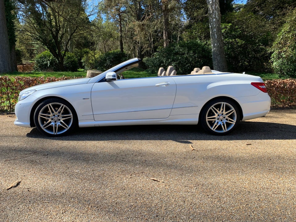 Mercedes E350 3,5 CGi AMG Line Cabriolet aut. BE 2d