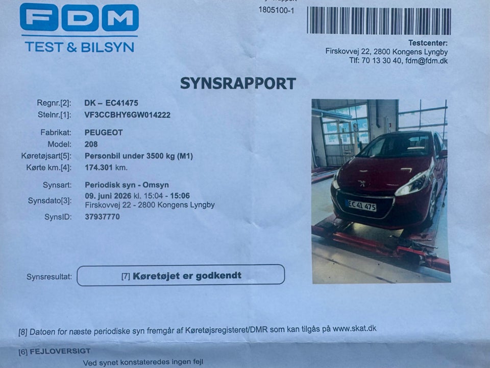 Peugeot 208 1,6 BlueHDi 100 Envy Sky 5d