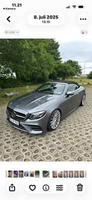 Mercedes E300 2,0 AMG Line Cabriolet aut. 2d