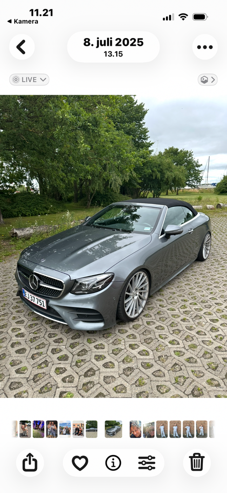 Mercedes E300 2,0 AMG Line Cabriolet aut. 2d
