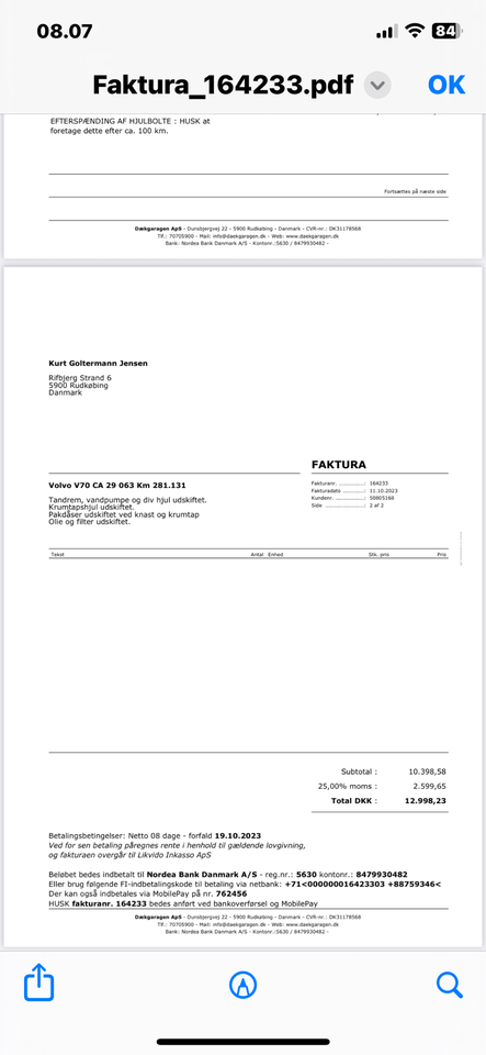 Volvo V70 2,5 T Momentum aut. 5d