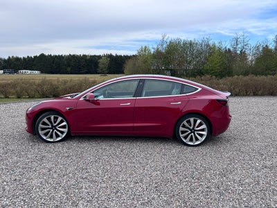 Tesla Model 3  Performance AWD El 4x4 4x4 aut. Automatgear modelår 2019 km 152000 Rødmetal ABS airba