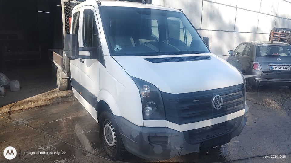 VW Crafter 2,0 TDi 163 Mandskabsvogn m/lad L 4d