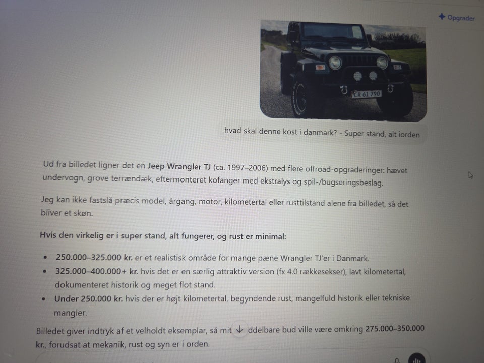 Jeep Wrangler 4,0 Sport 3d