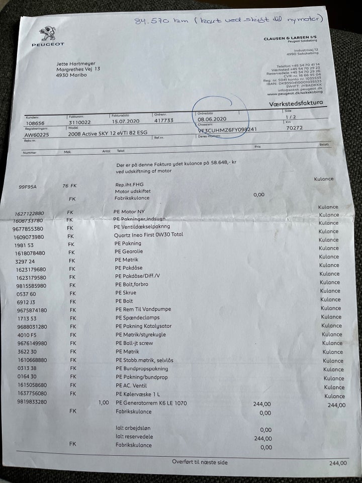 Peugeot 2008 1,2 e-VTi 82 Plus ESG 5d