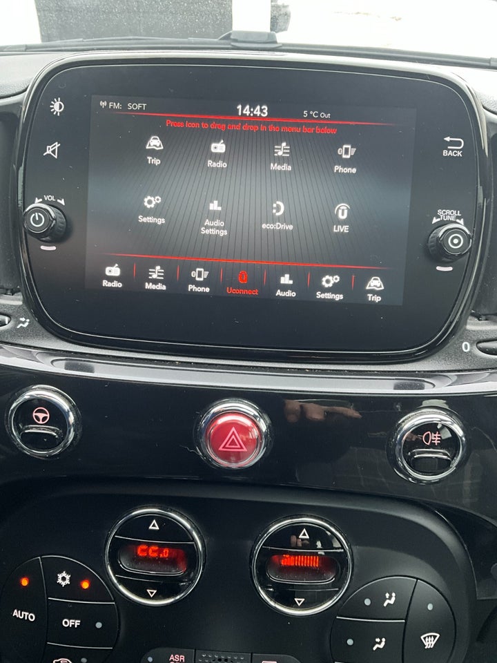 Fiat 500 1,0 Hybrid Lounge 3d