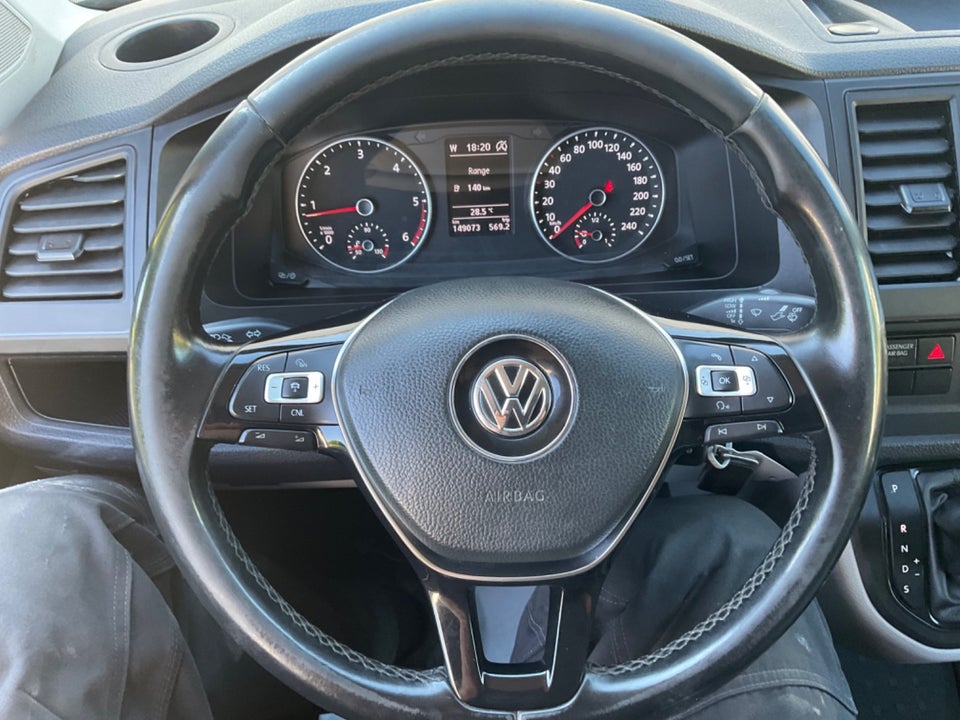 VW Transporter 2,0 TDi 150 Kassevogn DSG lang