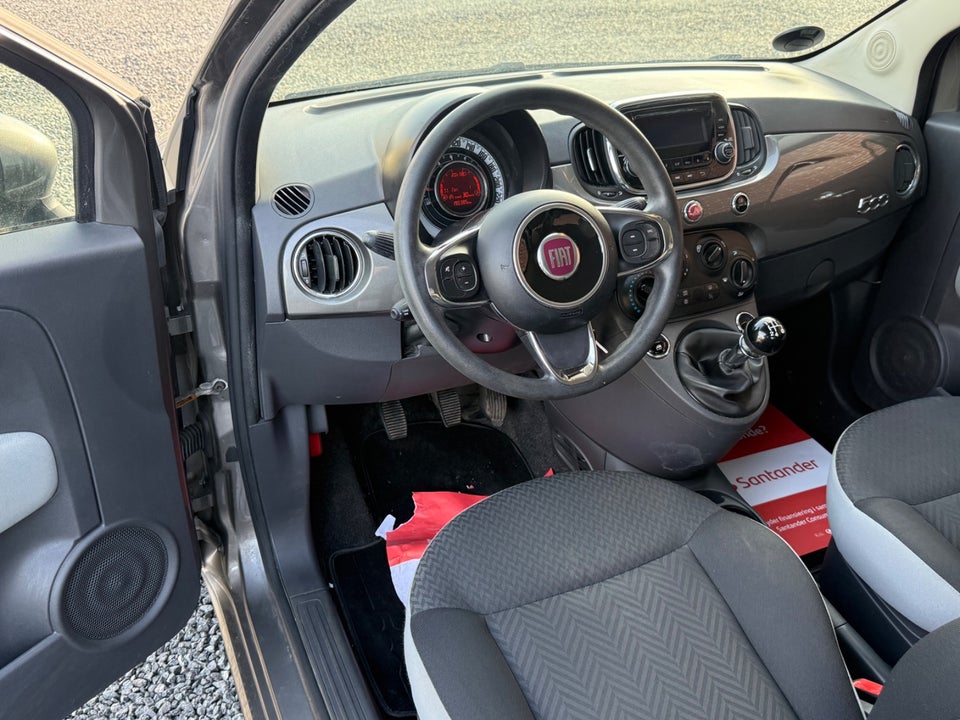 Fiat 500 0,9 TwinAir 80 Beauty Blue 3d