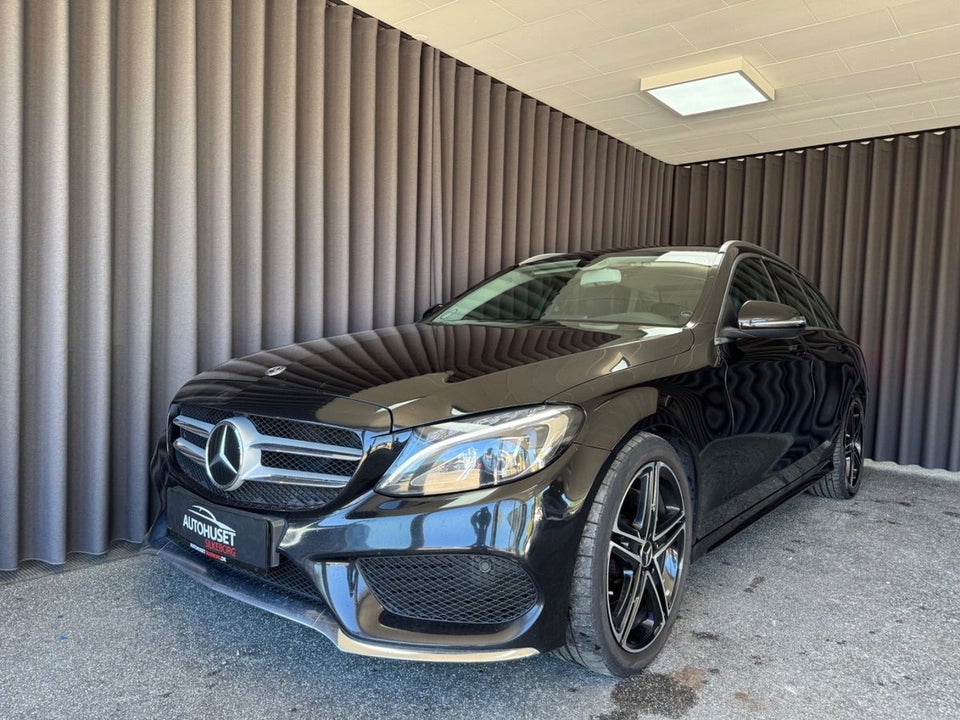 Mercedes C220 d 2,2 AMG Line stc. aut. 5d