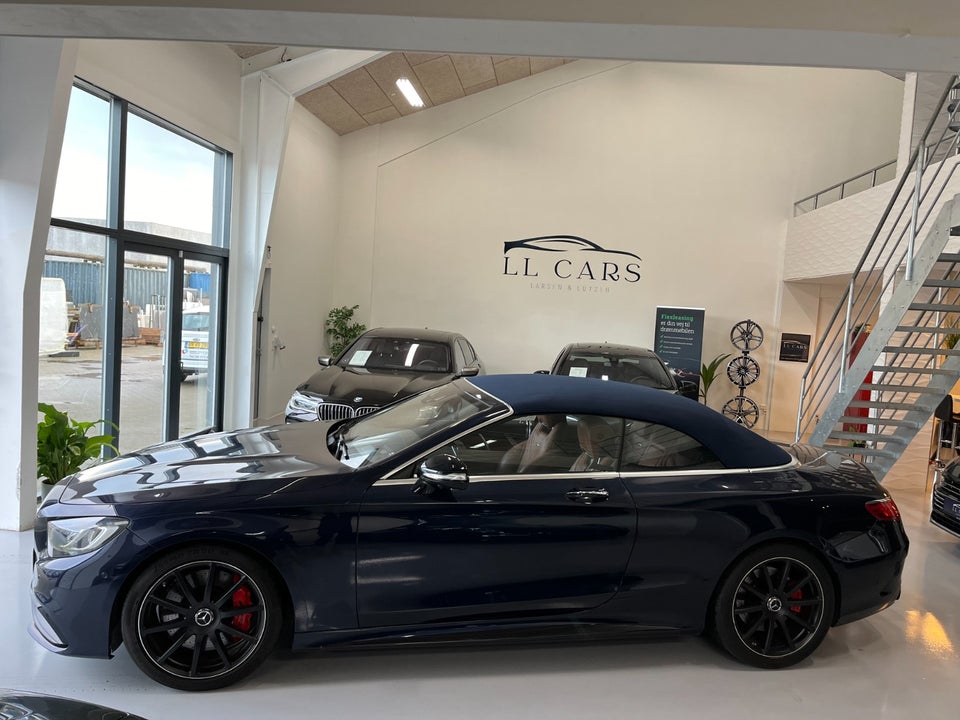 Mercedes S63 5,5 AMG Cabriolet aut. 4Matic 2d