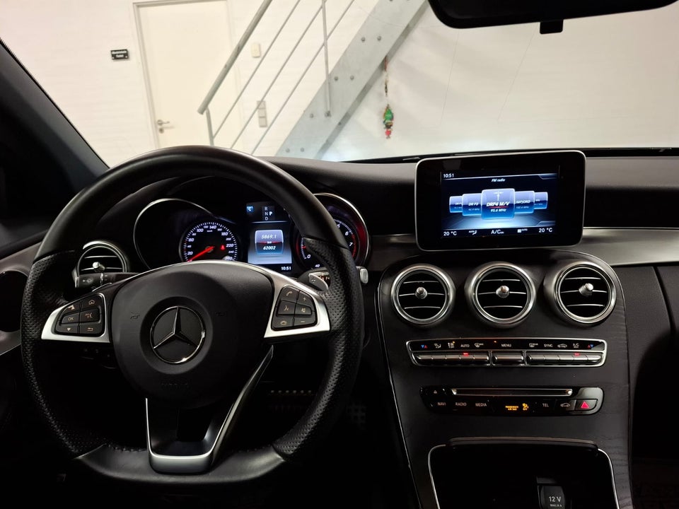 Mercedes C200 1,5 AMG Line Cabriolet aut. 2d