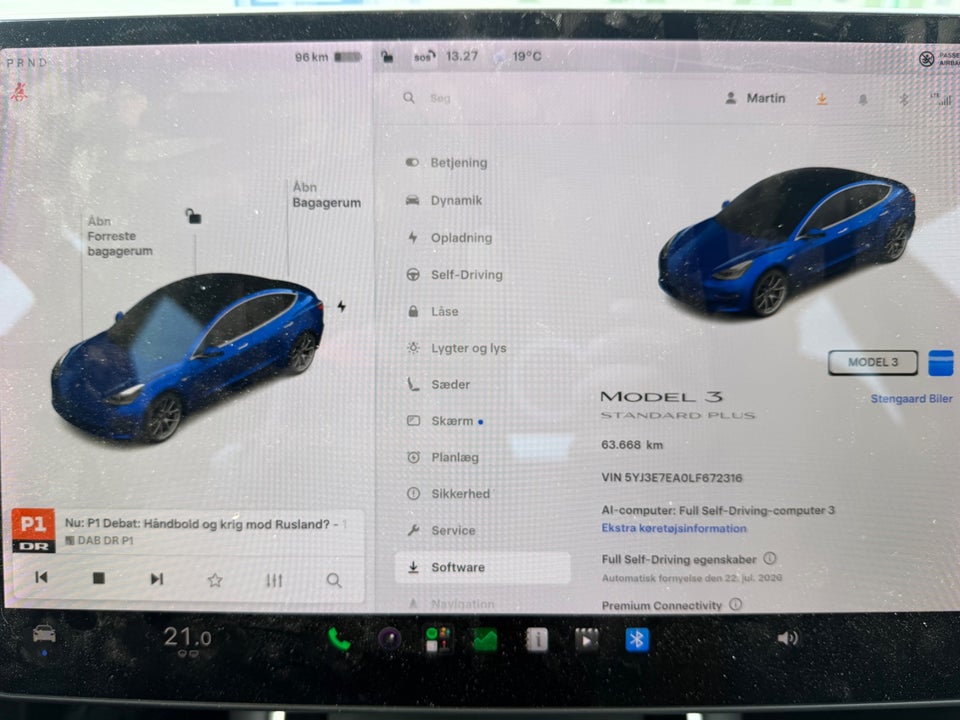 Tesla Model 3 Standard Range+ RWD 4d