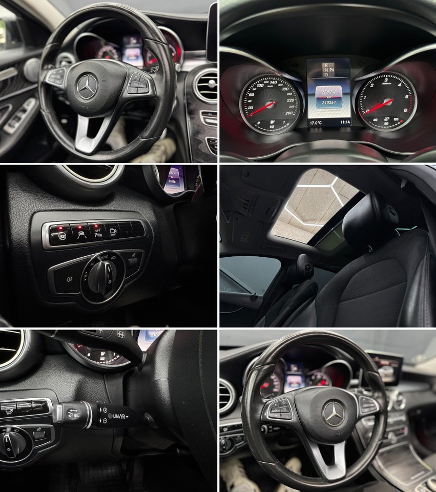 Mercedes C220 d 2,2 AMG Line stc. aut. 5d