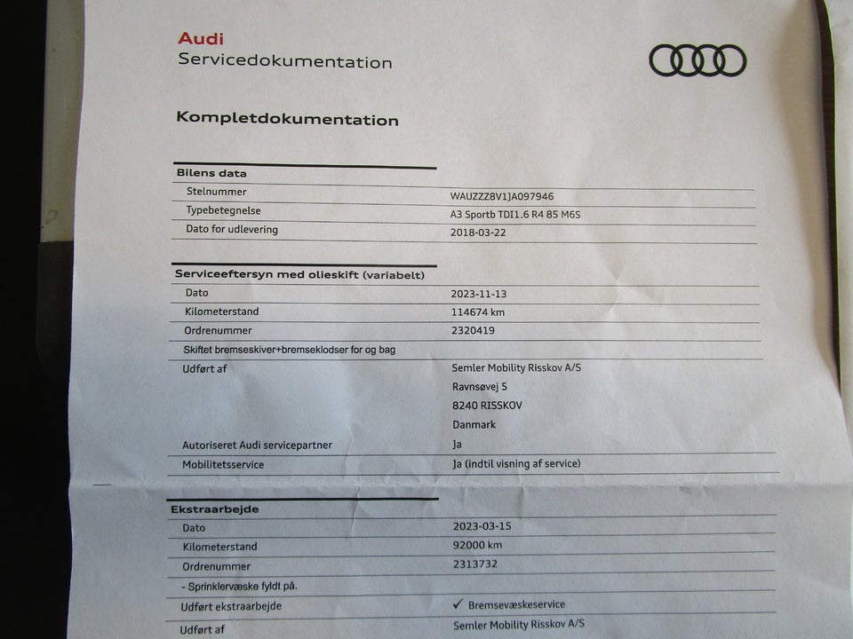 Audi A3 1,6 TDi 116 Sport Sportback 5d