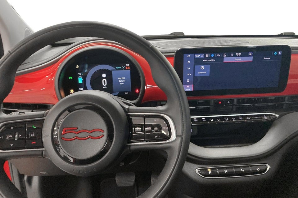 Fiat 500e 24 (RED) 3d