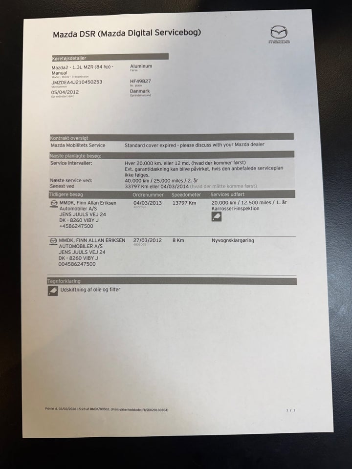 Mazda 2 1,3 Takara Edition 5d