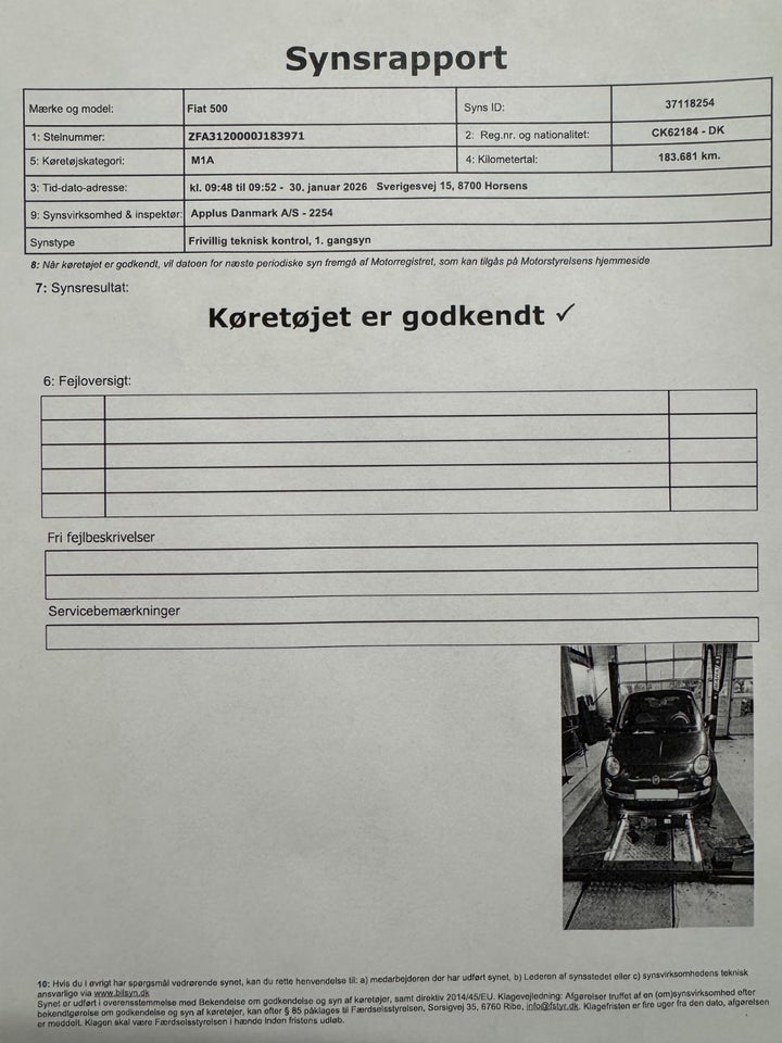 Fiat 500 0,9 TwinAir 80 Lounge 3d