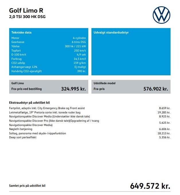 VW Golf VII 2,0 R DSG 4Motion BMT 5d