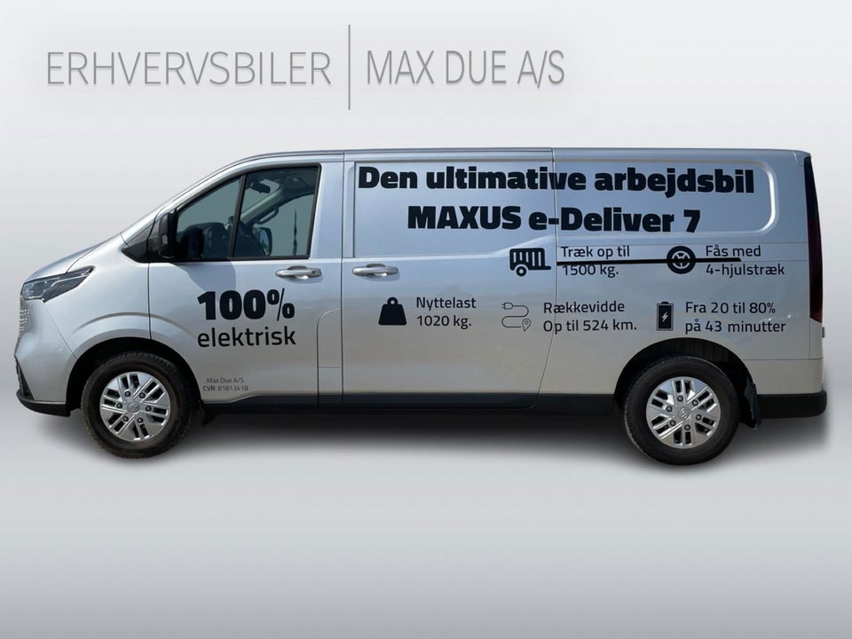 Maxus e-Deliver 7 88 L2H1 Kassevogn