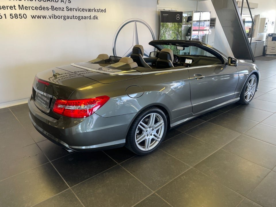 Mercedes E350 3,5 CGi AMG Line Cabriolet aut. BE 2d