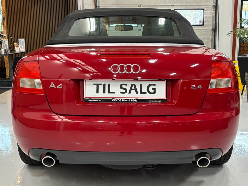 Audi A4 2,4 V6 Cabriolet Multitr. 2d