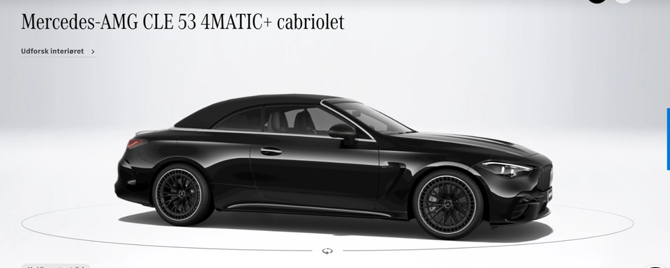 Mercedes CLE53 3,0 AMG Cabriolet aut. 4Matic+ 2d