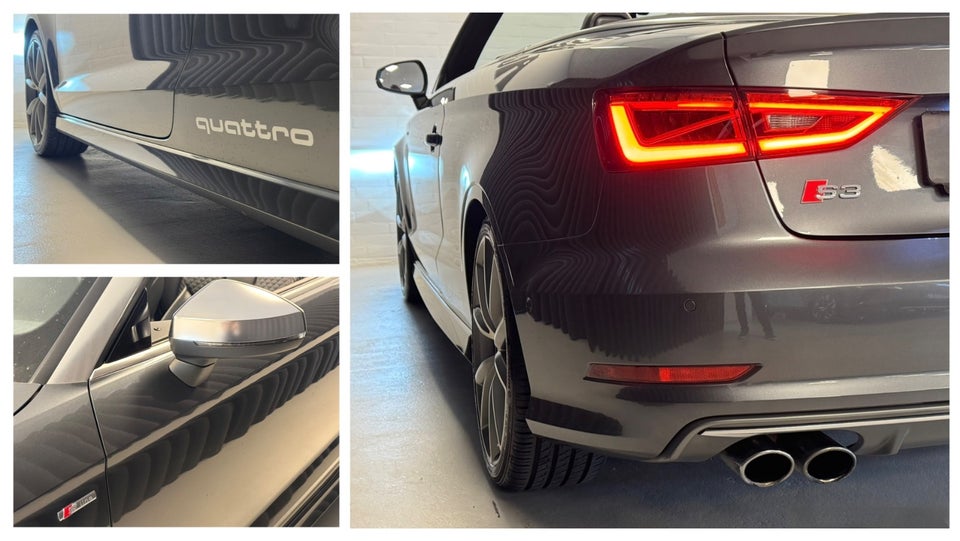 Audi S3 2,0 TFSi Cabriolet quattro S-tr. 2d