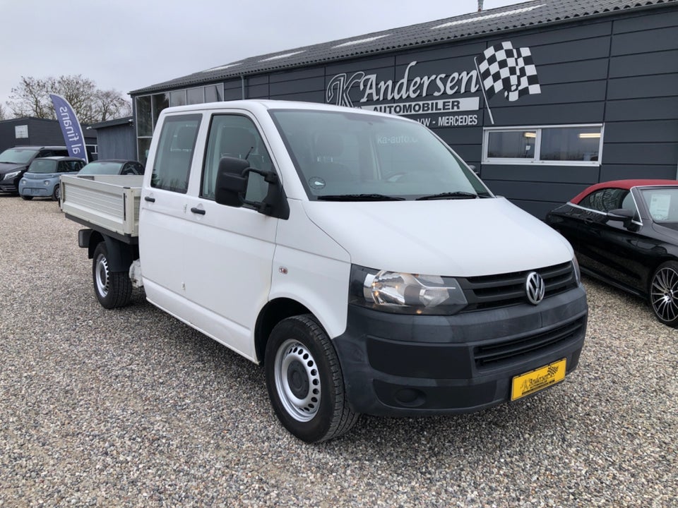 VW Transporter 2,0 TDi 114 Db.Kab m/lad 4d