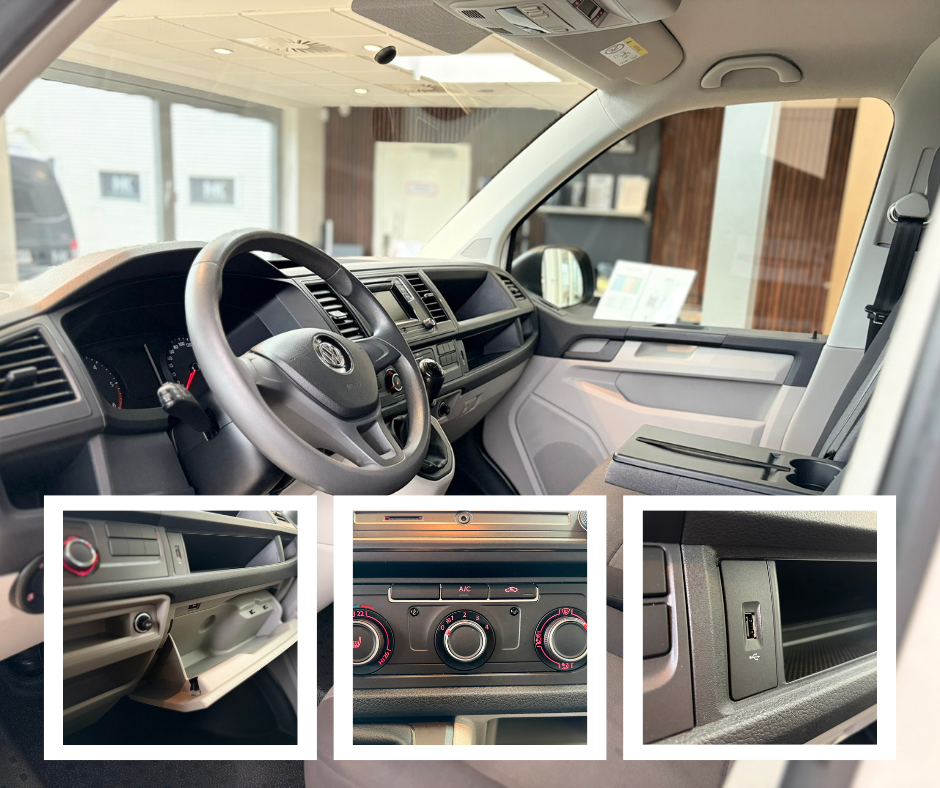 VW Transporter 2,0 TDi 102 Kassevogn kort